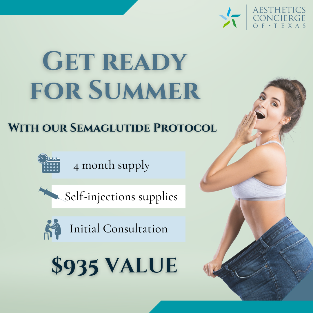 semaglutide package available at aesthetics concierge of texas