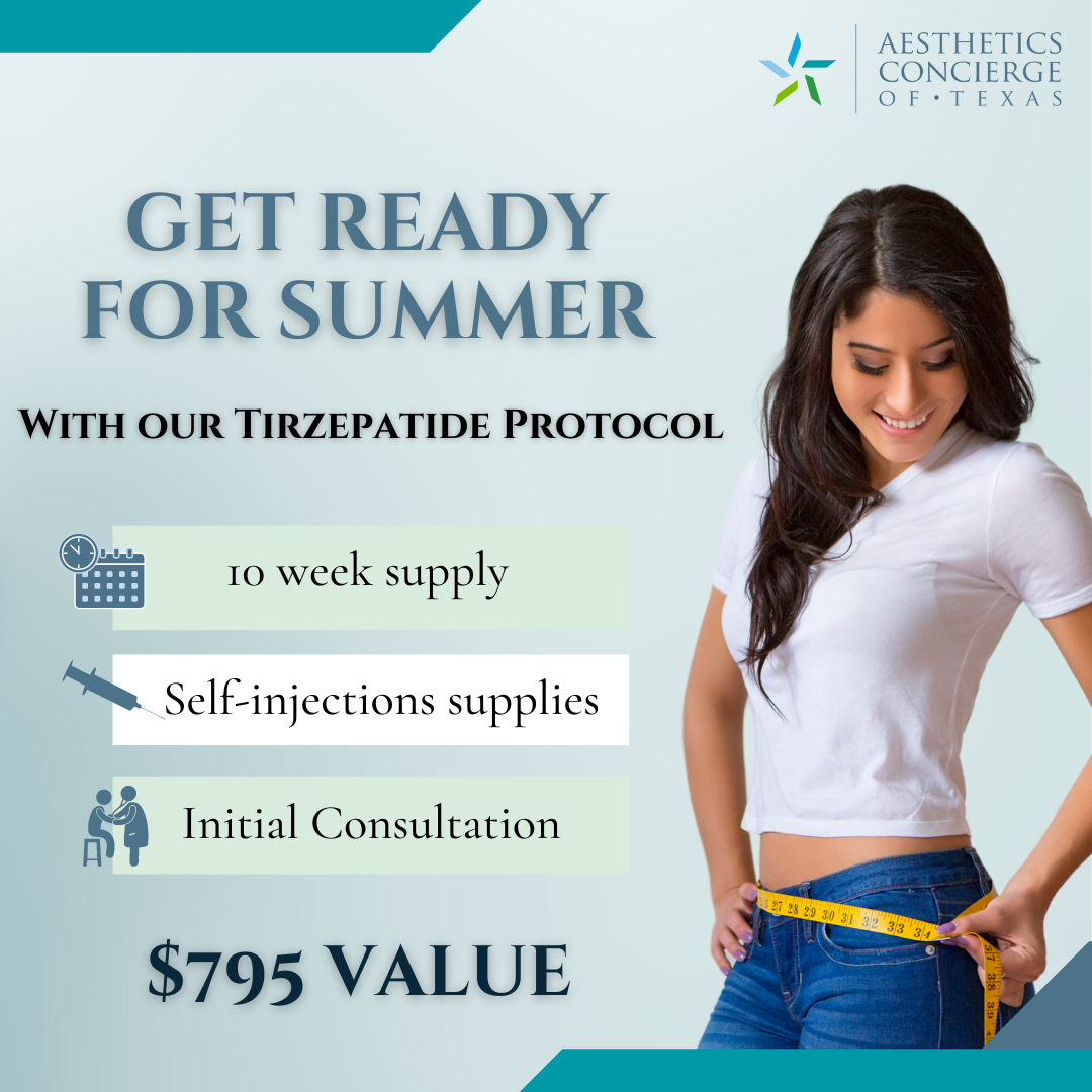 2 tirzepatide package available at aesthetics concierge of texas