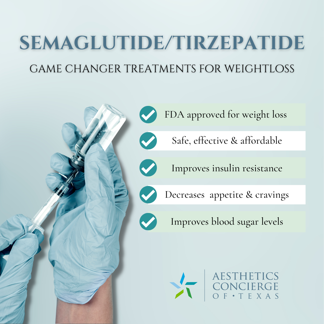 SEMAGLUTIDE AND TIRZEPATIDE INJECTIONS FOR WEIGHT LOSS